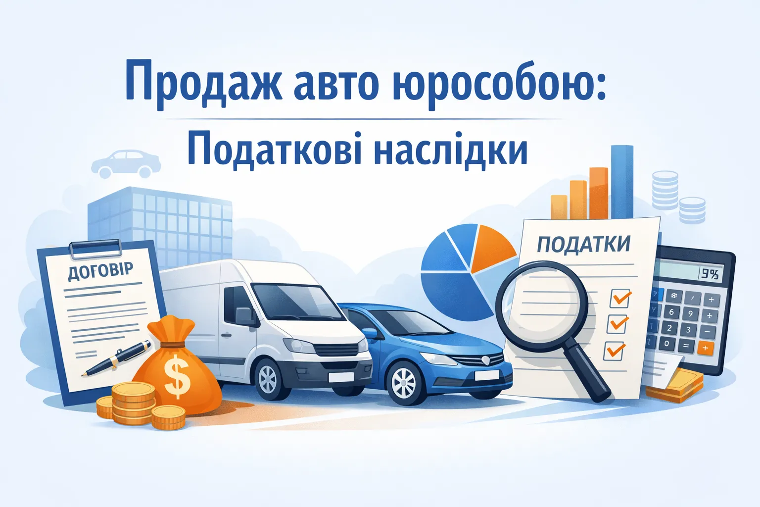 Продаж ЮО на ЄП 3 групи власного транспорту: податкові наслідки