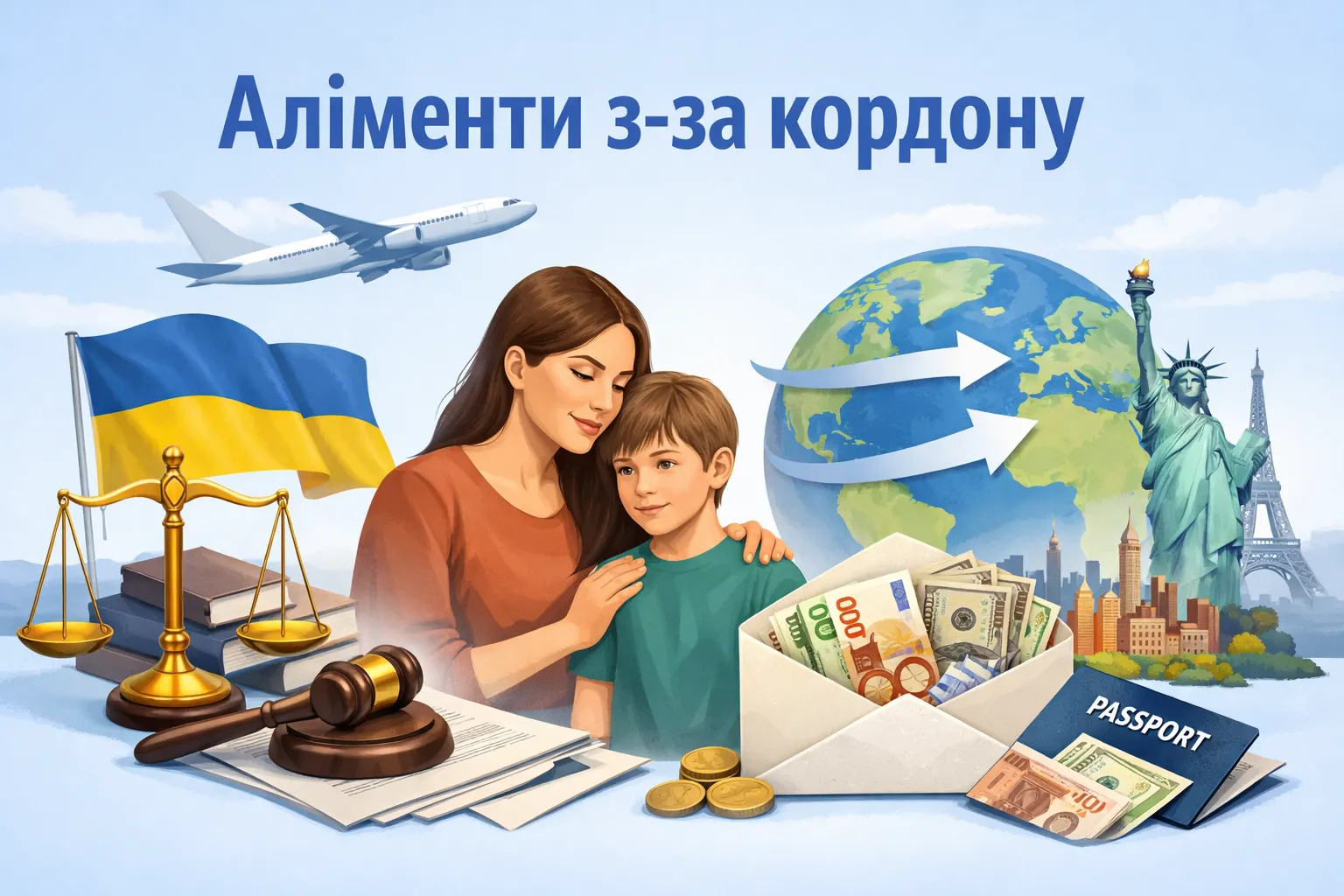 Аліменти з-за кордону: як виконати рішення українського суду