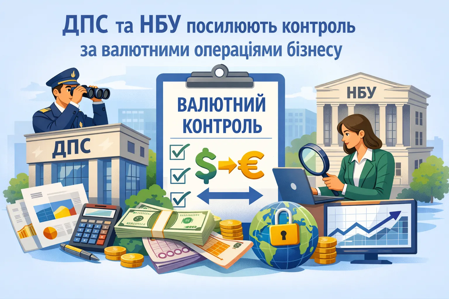 ДПС і НБУ посилили контроль за валютними операціями бізнесу
