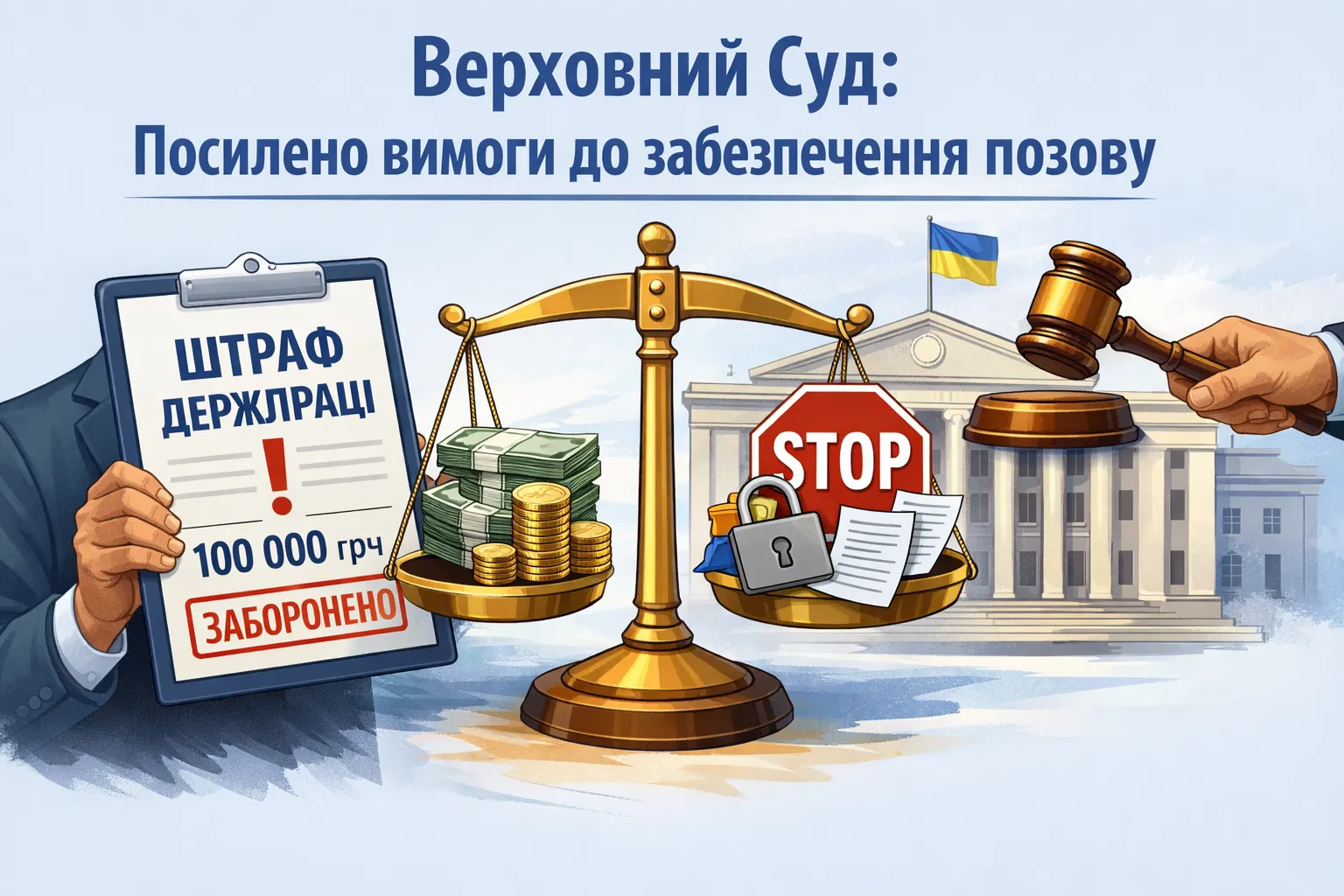 Штраф Держпраці не зупинять автоматично: Верховний Суд посилив вимоги до забезпечення позову