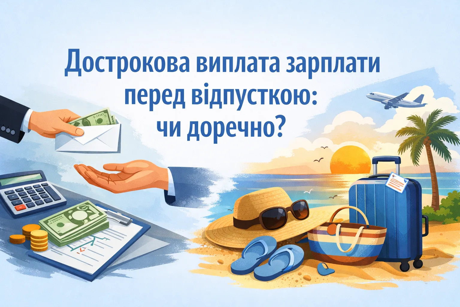 Дострокова виплата зарплати перед відпусткою: чи доречно? 