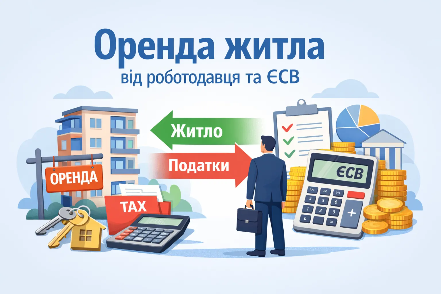 Наймане житло за рахунок роботодавця: податкові наслідки по ЄСВ