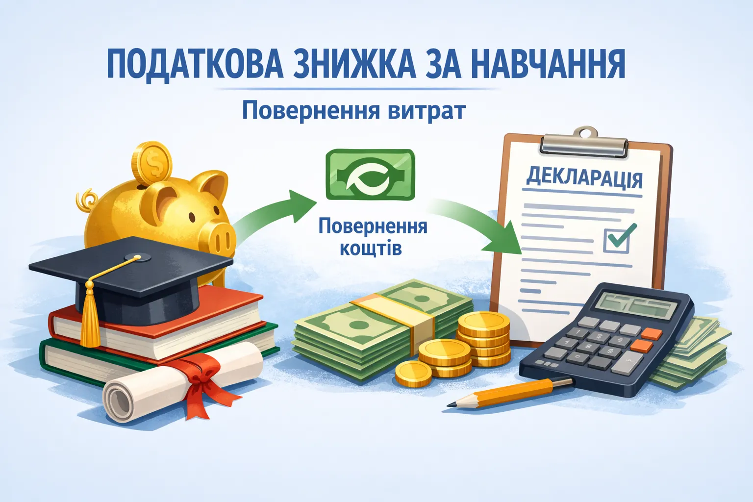Податкова знижка за навчання: які витрати можна повернути