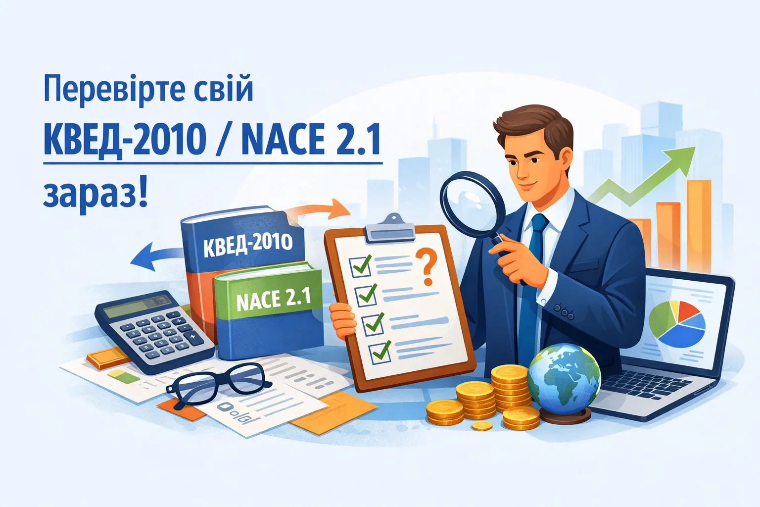 Мастер подбора соответствия КВЕД-2010 – NACE 2.1: проверьте свой новый код уже сейчас