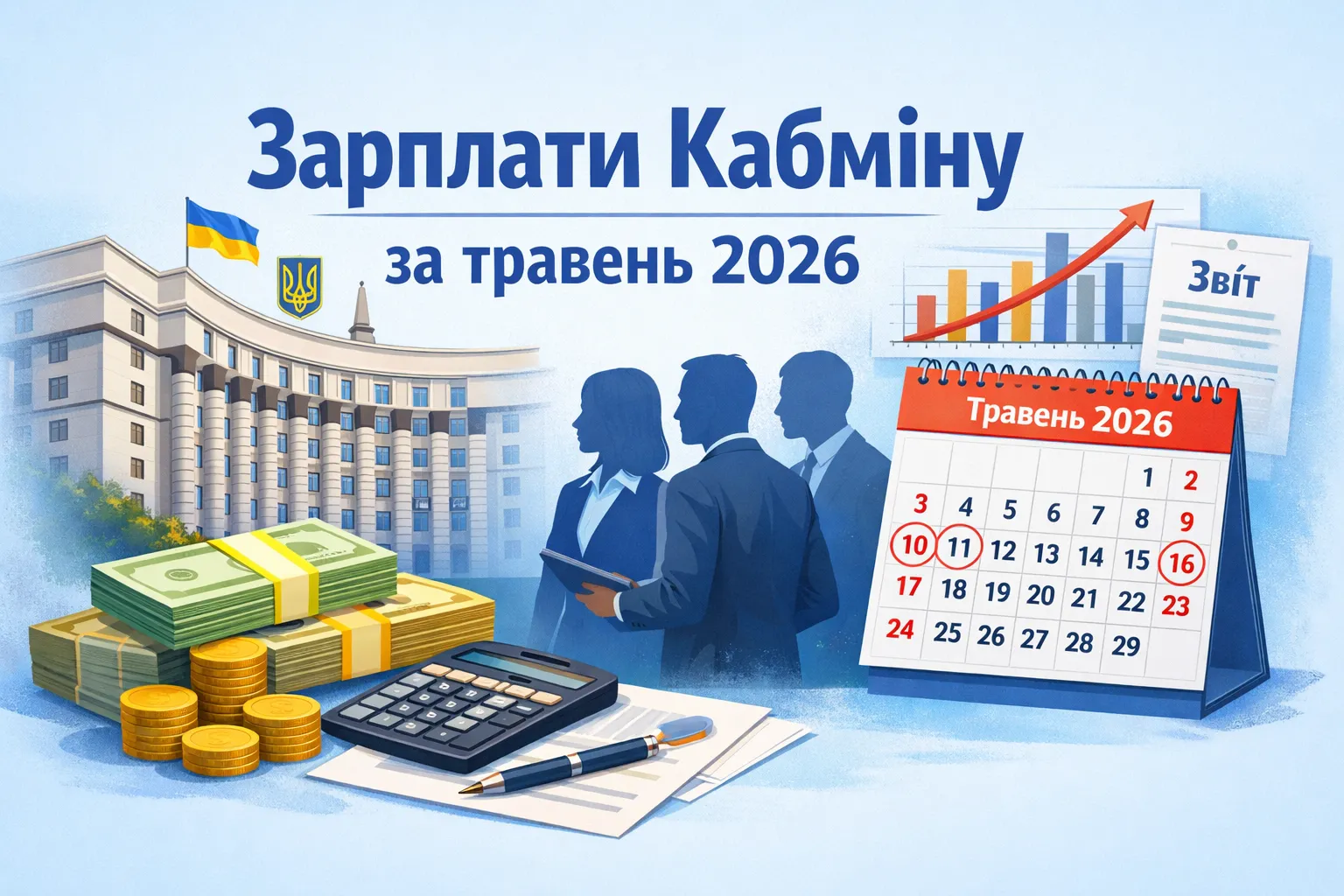 Інформація про заробітну плату Кабміну за травень 2026 року