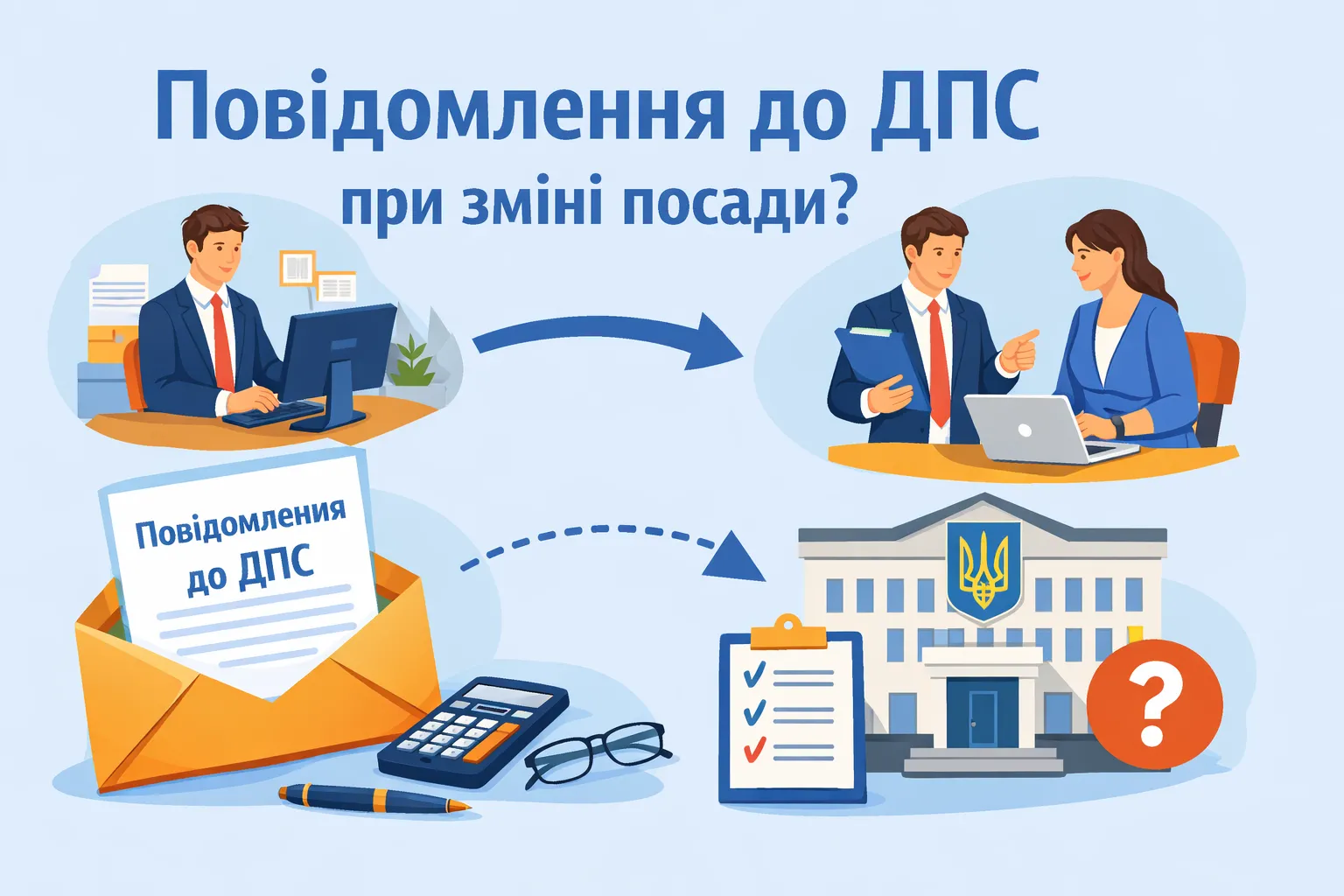 Чи потрібно подавати повідомлення до ДПС при переведенні працівника на іншу посаду?