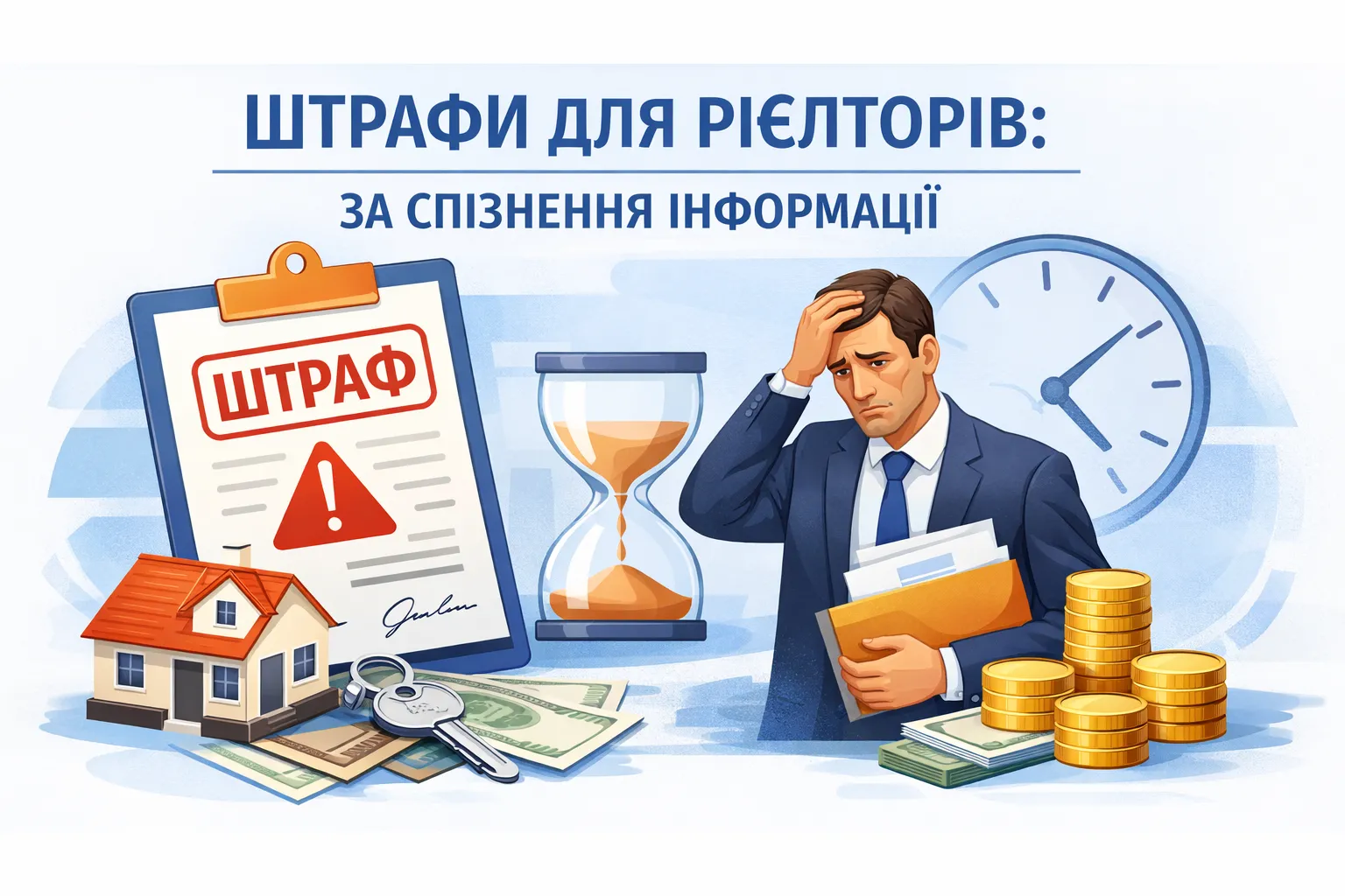 Штрафи для рієлторів: скільки коштує несвоєчасна «Інформація»? Штрафи для рієлторів: скільки коштує несвоєчасна «Інформація»?