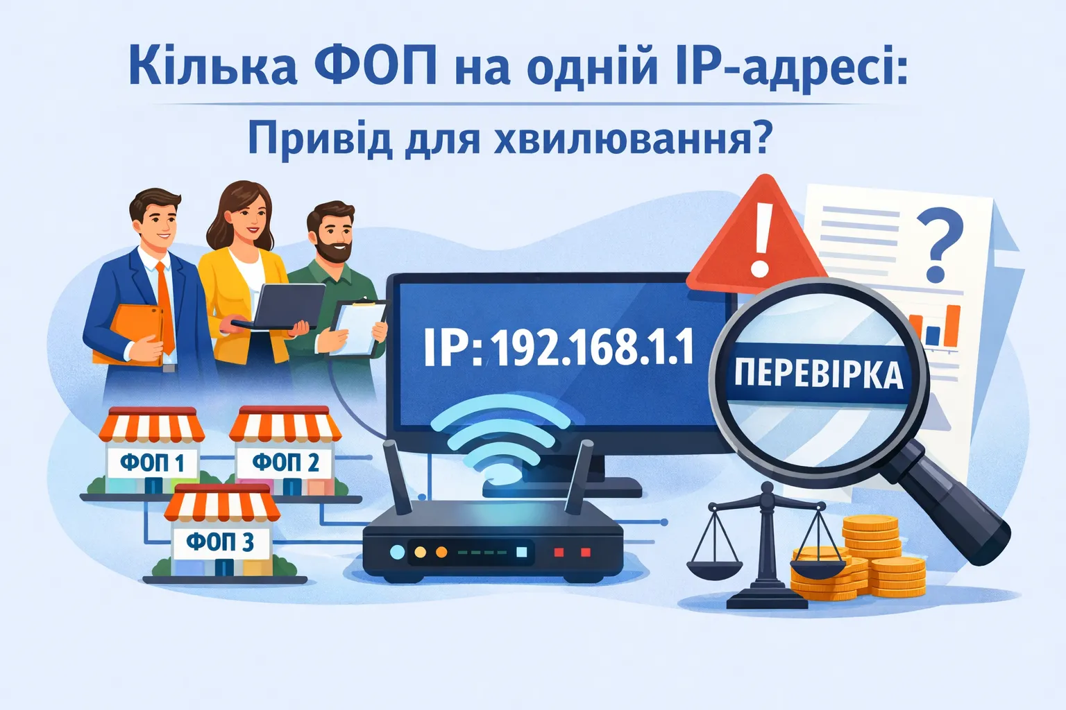 Декілька ФОП на одній IP-адресі: чи є привід хвилюватися?