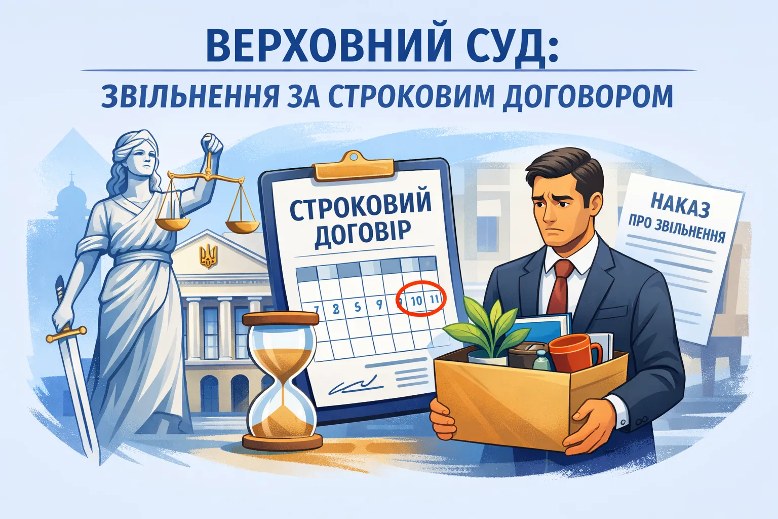 Верховний Суд: неповідомлення про вакансії не заважає звільненню за строковим договором