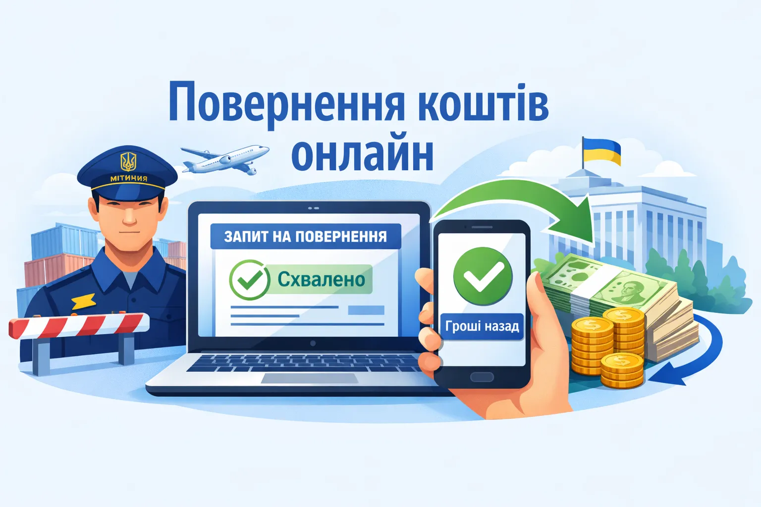 Новый сервис таможни: возврат средств можно онлайн
