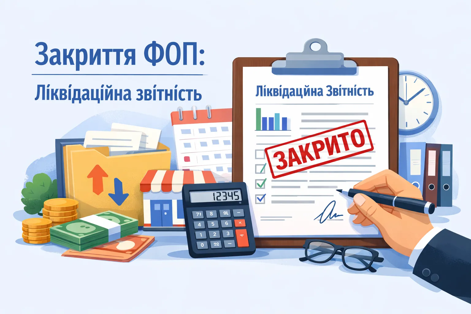 Закриття ФОП на загальній системі: подання ліквідаційної звітності Закриття ФОП на загальній системі: подання ліквідаційної звітності