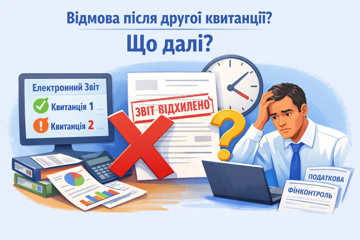 Невизнання звітності після другої квитанції: чи можливо це?