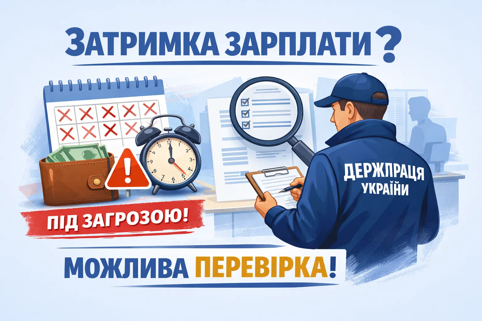 Затримка зарплати може стати підставою для перевірки Держпраці Затримка зарплати може стати підставою для перевірки Держпраці