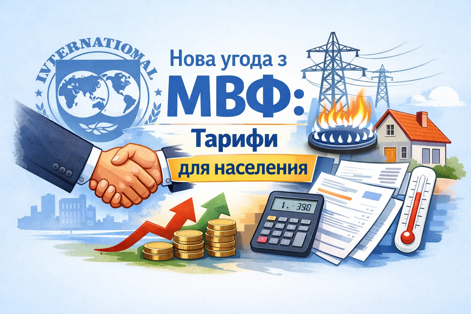 Нова угода з МВФ: що буде з тарифами для населення найближчим часом Нова угода з МВФ: що буде з тарифами для населення найближчим часом