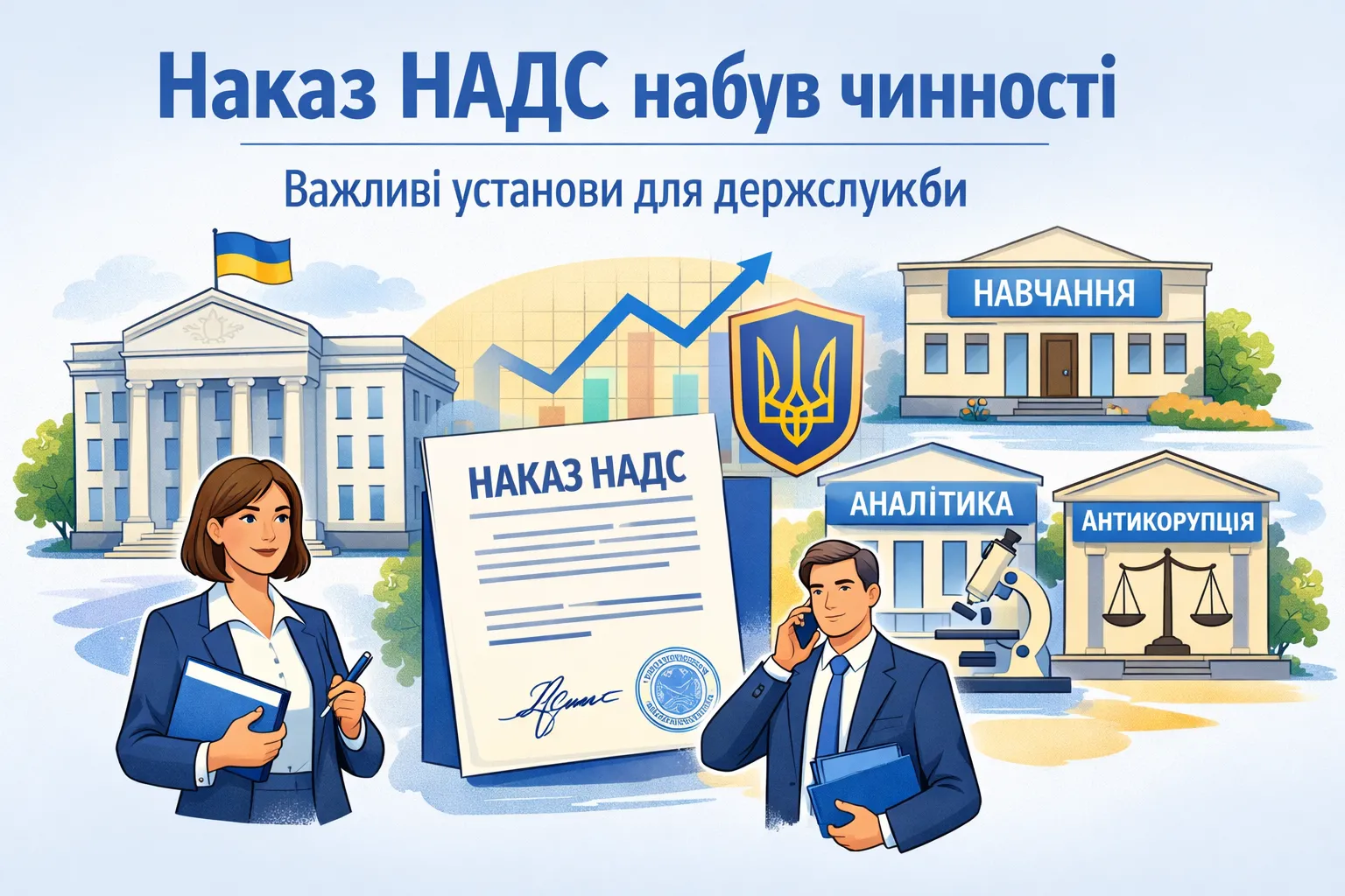 Вступил в силу приказ НАДС о важных учреждениях для госслужбы Вступил в силу приказ НАДС о важных учреждениях для госслужбы
