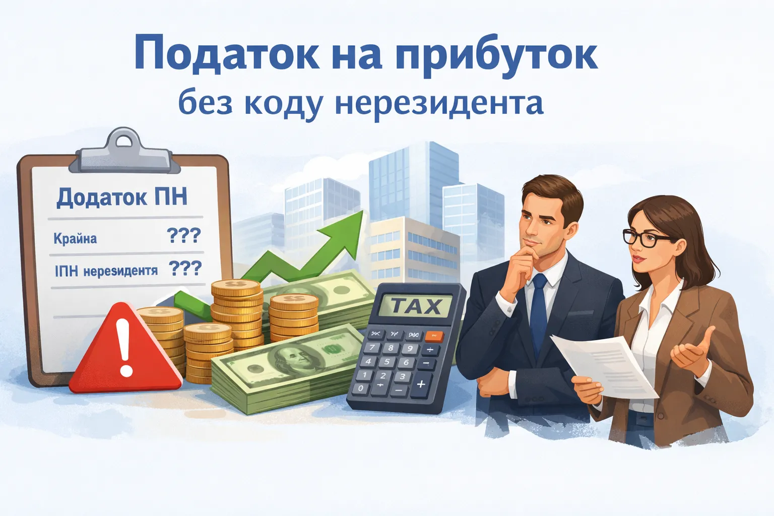Податок на прибуток і додаток ПН: що робити без коду нерезидента Податок на прибуток і додаток ПН: що робити без коду нерезидента