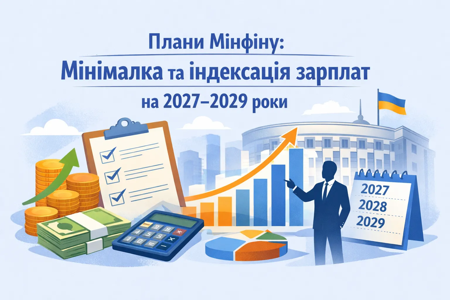 Мінфін розкрив плани щодо мінімалки та індексації зарплат на 2027–2029 роки