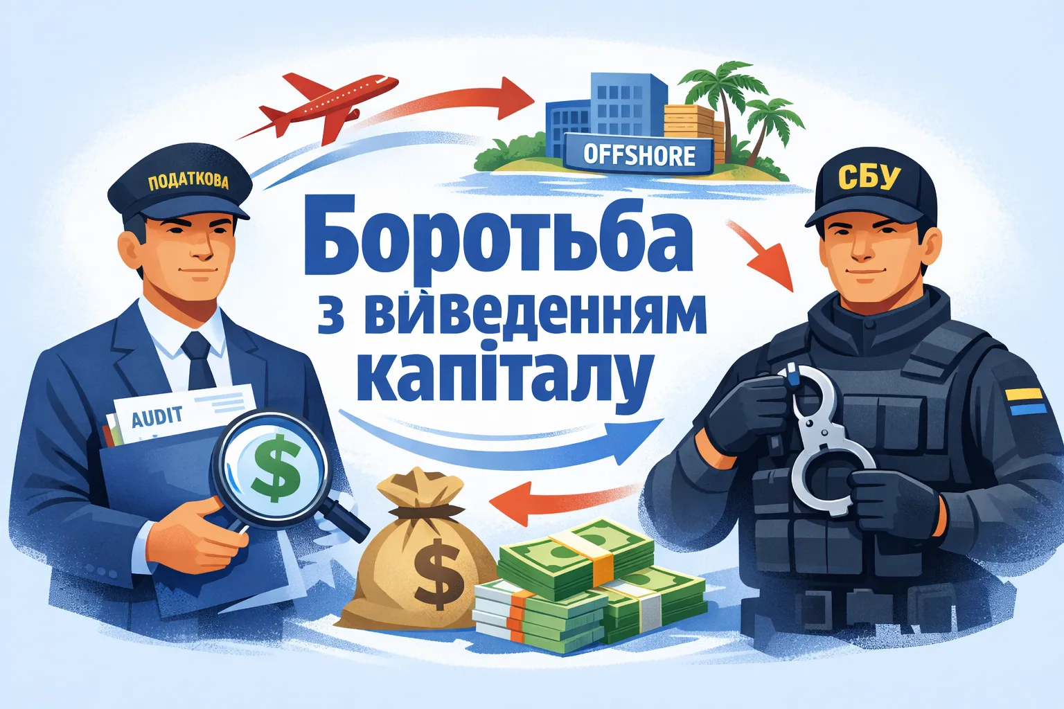 Податкова та правоохоронці об’єдналися проти схем виведення капіталу Податкова та правоохоронці об’єдналися проти схем виведення капіталу