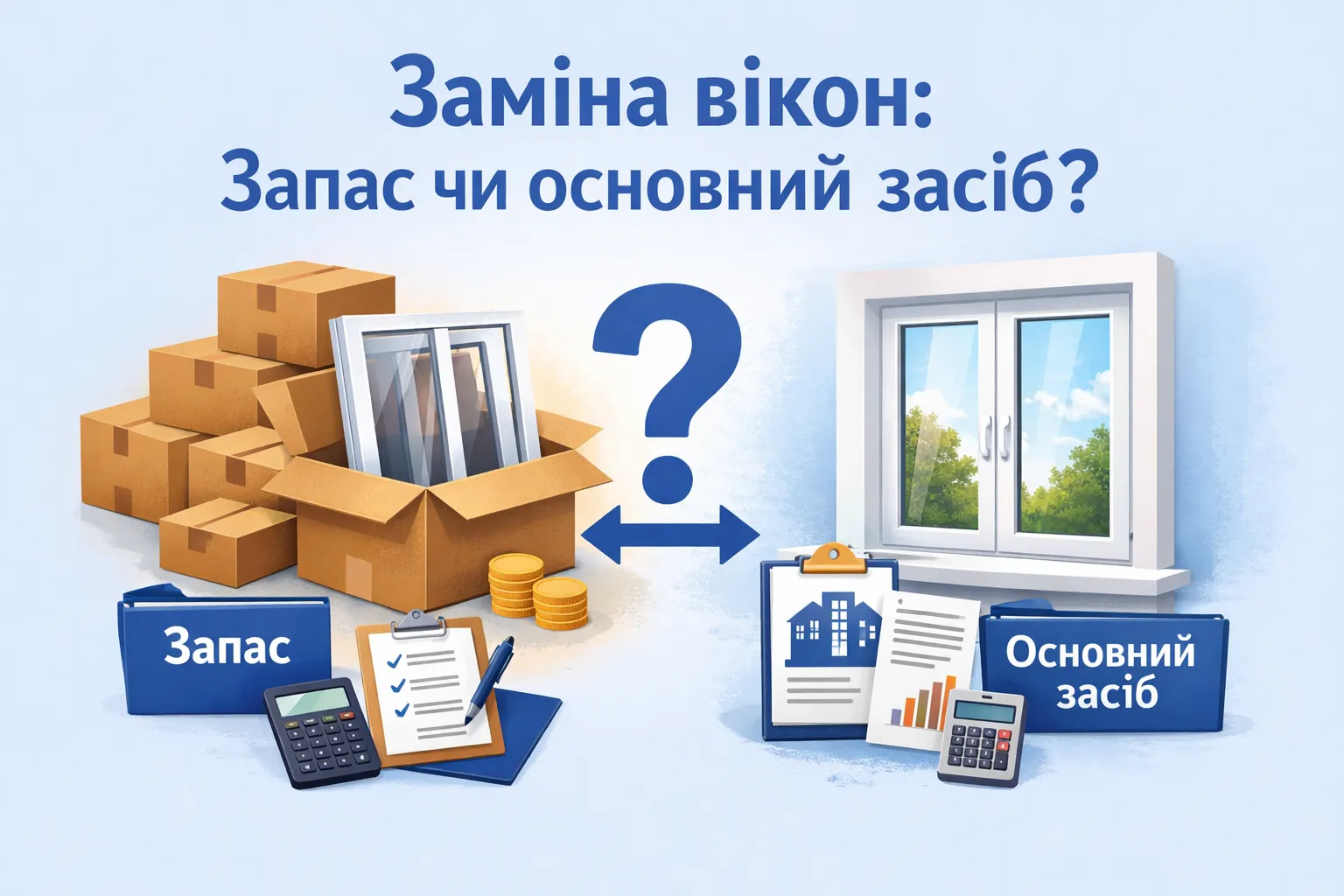 Як обліковувати заміну вікон: запас чи основний засіб?