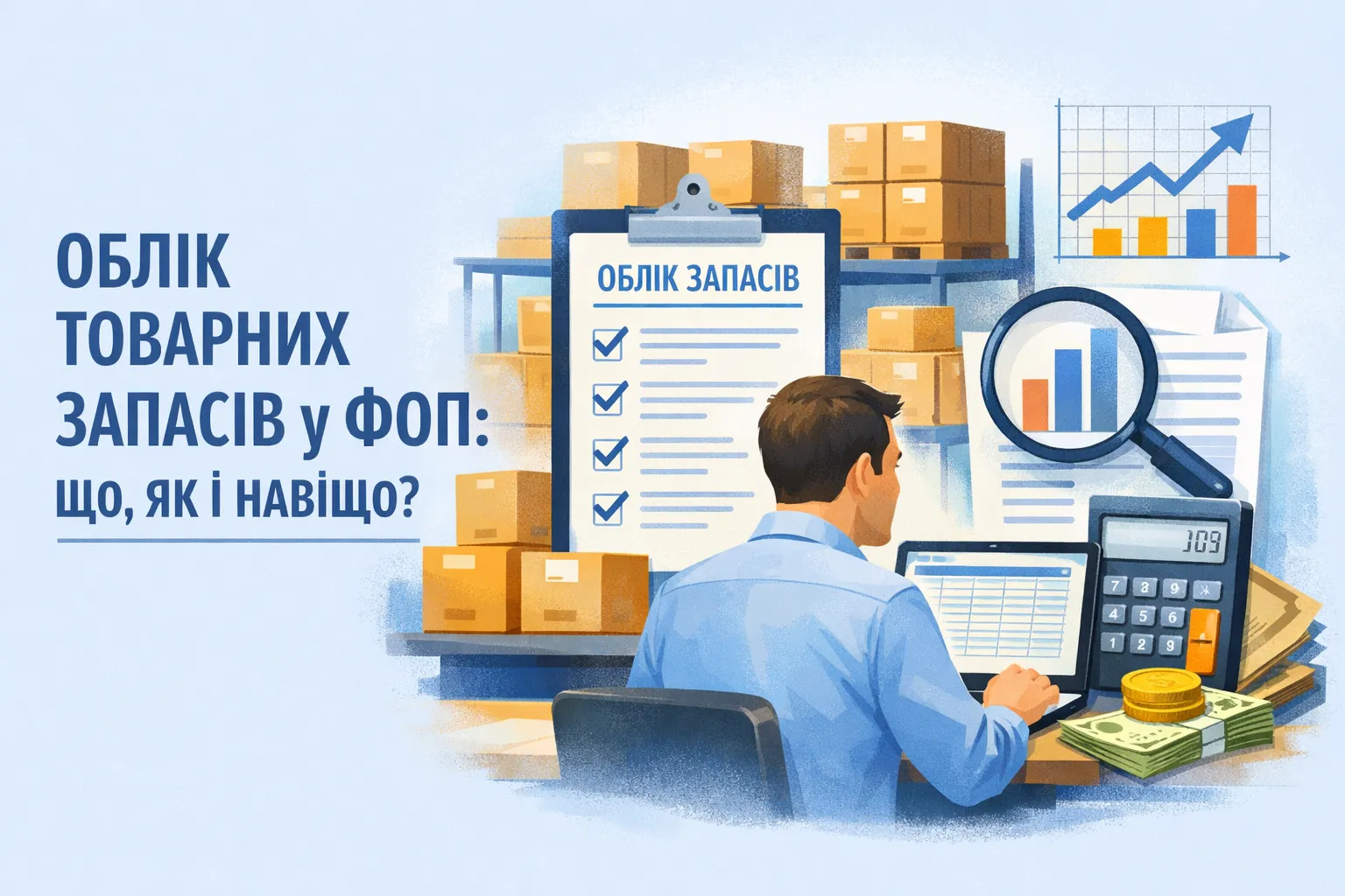 Облік товарних запасів у ФОП на загальній системі: що, як і навіщо?