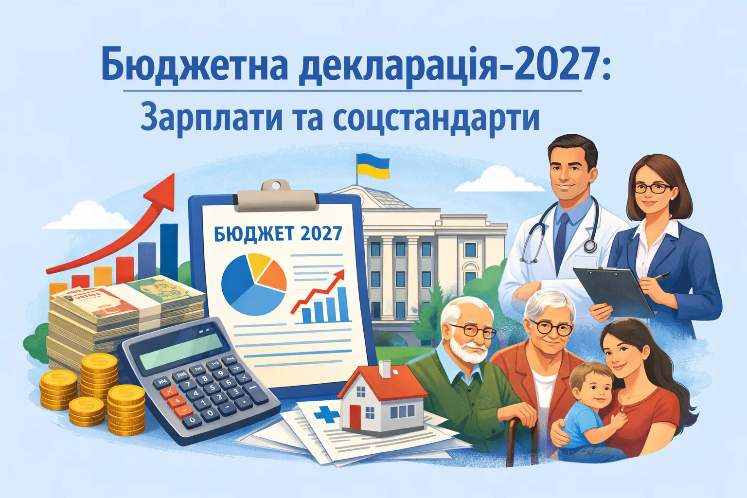 Бюджетна декларація-2027: що чекає на зарплати та соцстандарти