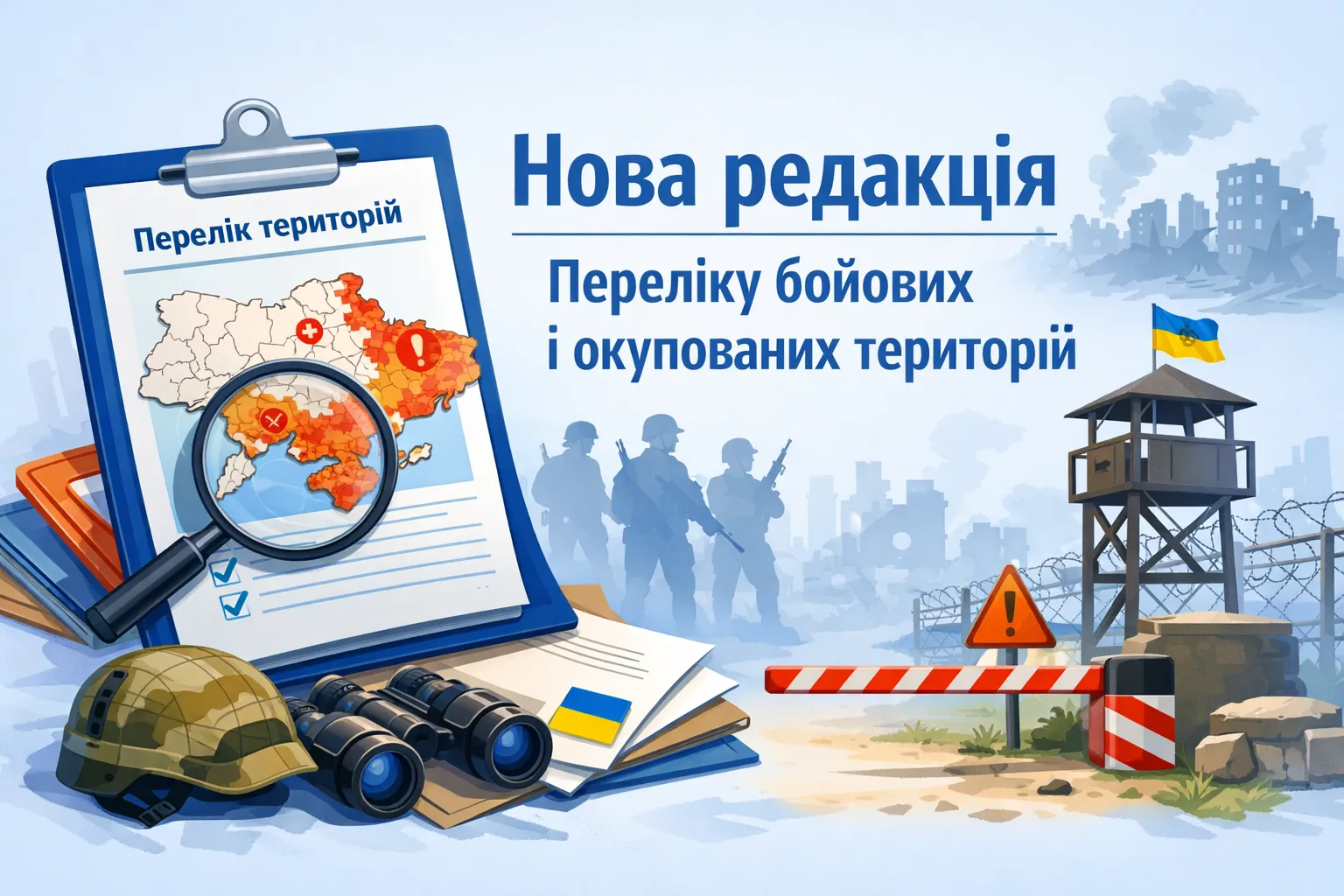 Нова редакція Переліку бойових і окупованих територій