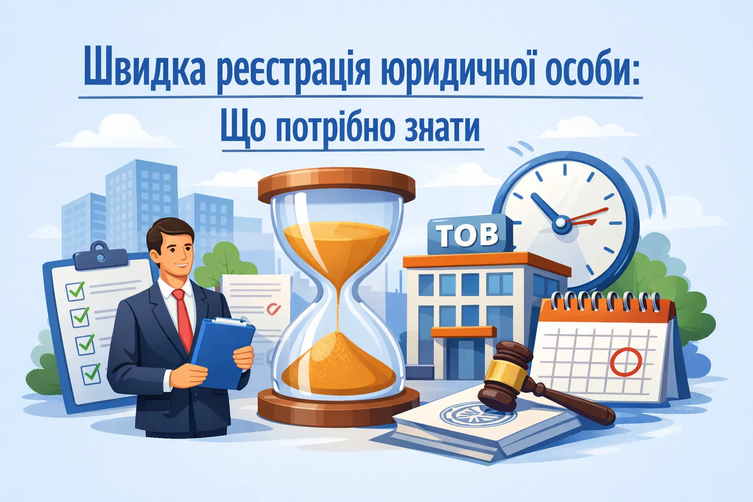 Реєстрація юридичної особи у скорочені строки: що треба знати