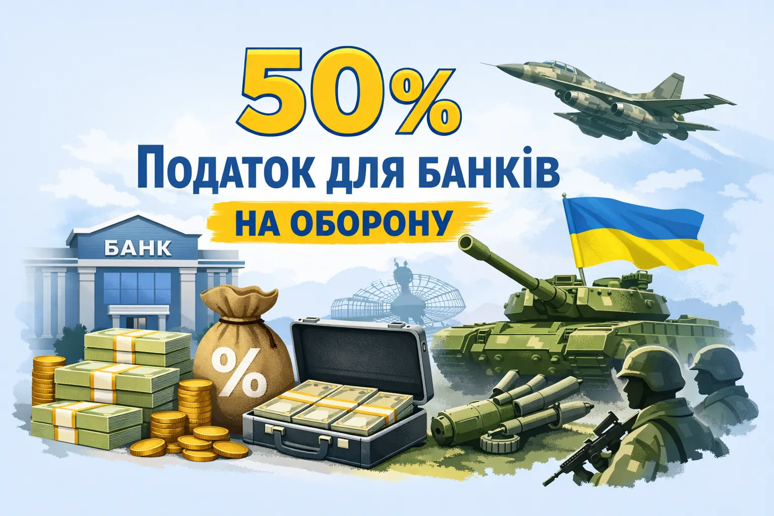 Банки платитимуть 50% податку: кошти підуть на оборону, - Гетманцев
