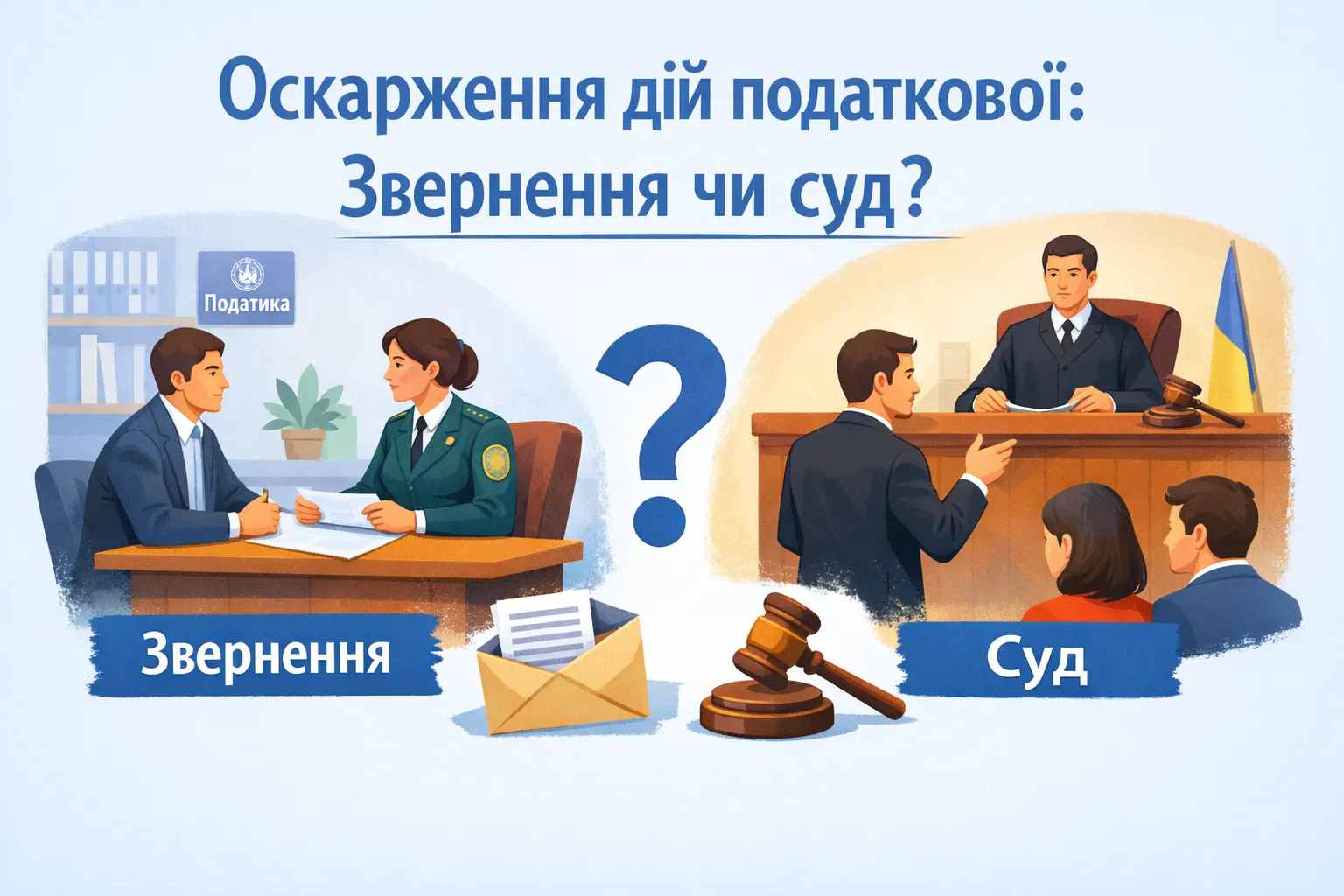 Як оскаржити дії податкової: звернення чи суд?