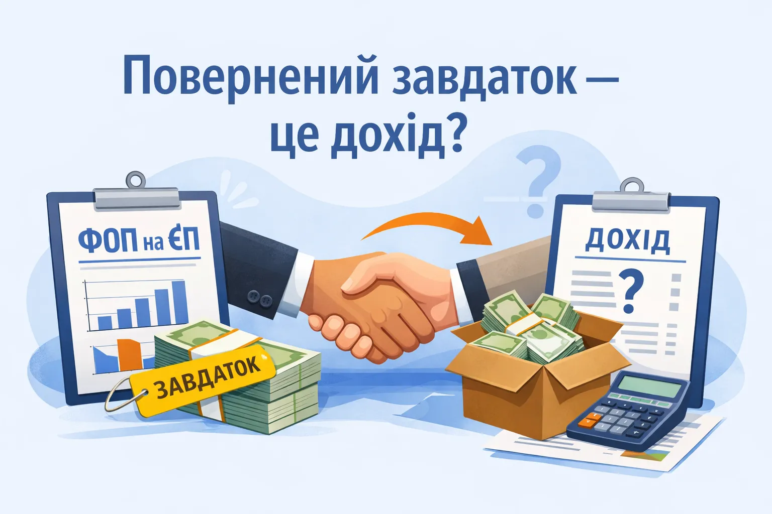 ФОП на ЄП: чи є повернений завдаток доходом?