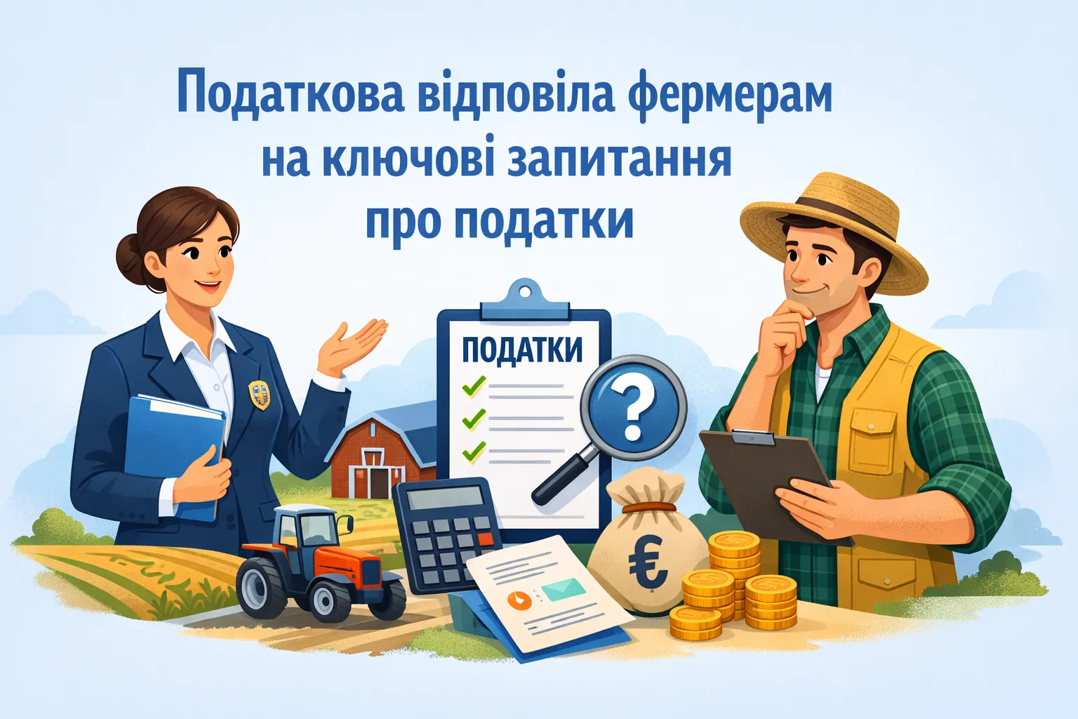 Податкова відповіла на ключові запитання фермерів щодо оподаткування