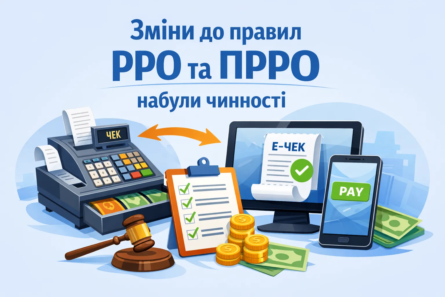 Изменения в правилах применения РРО и ПРРО вступили в силу Изменения в правилах применения РРО и ПРРО вступили в силу