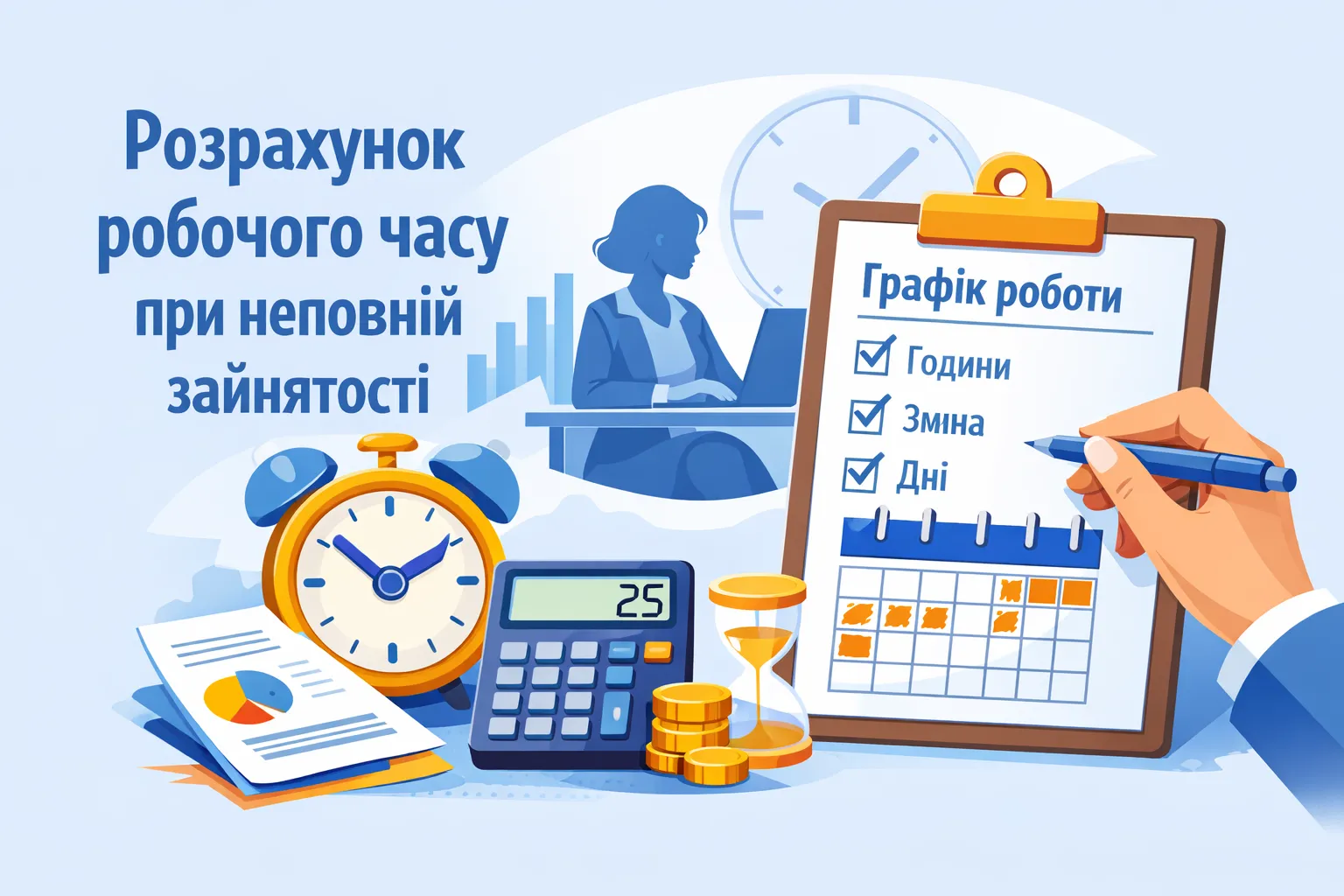 Як розрахувати норму робочого часу для неповної зайнятості? Як розрахувати норму робочого часу для неповної зайнятості?