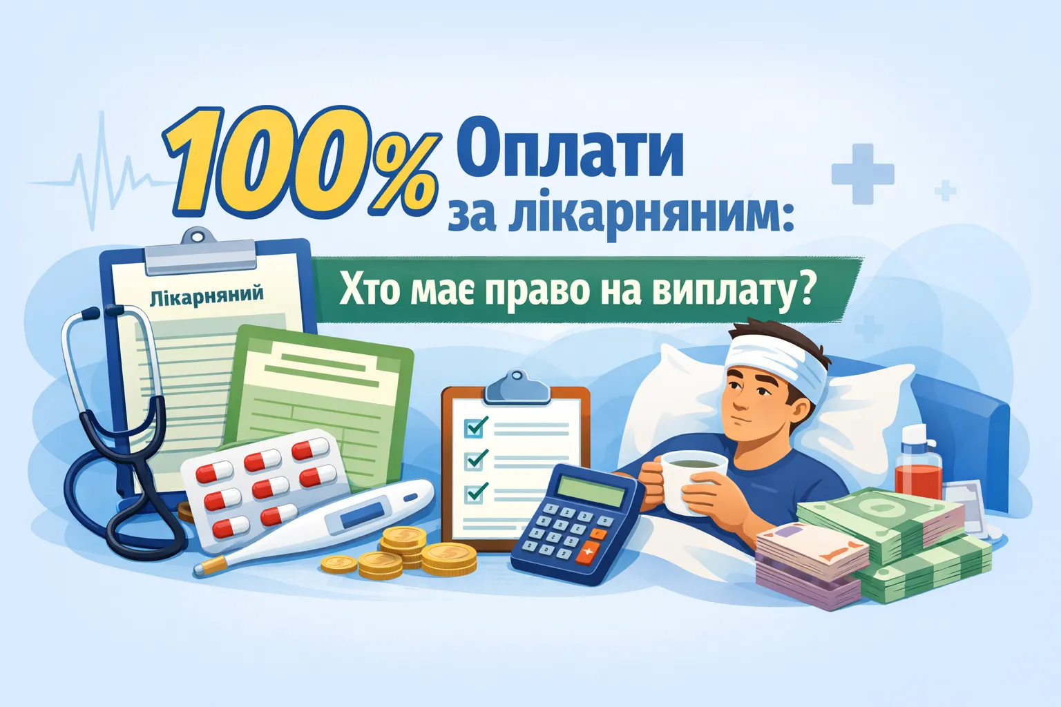 100 % середньої заробітної плати за лікарняними: хто має право на виплату? 100 % середньої заробітної плати за лікарняними: хто має право на виплату?