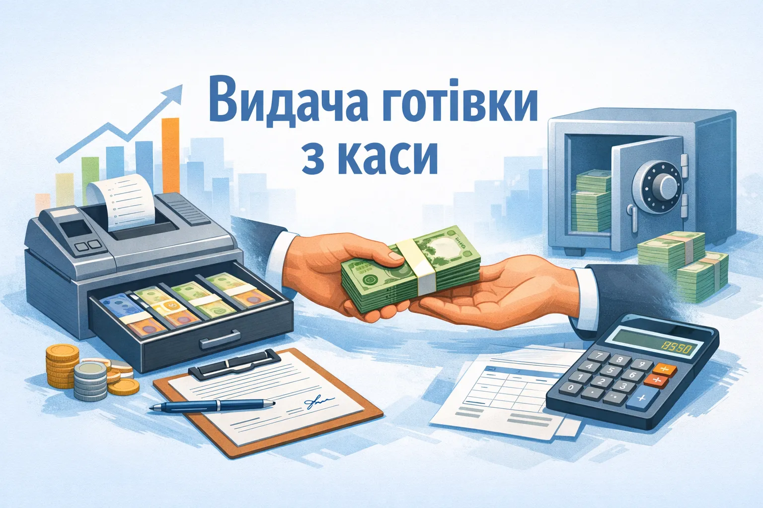 Готівка з каси підприємства: порядок видачі
