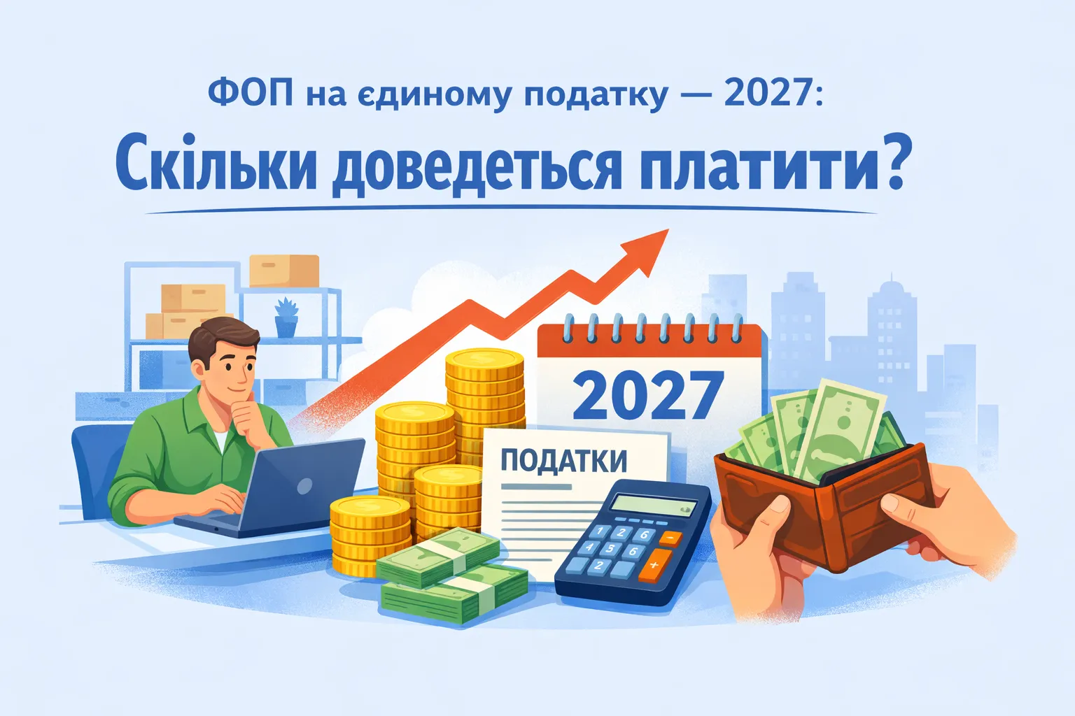 ФОП на єдиному податку — 2027: скільки доведеться платити? ФОП на єдиному податку — 2027: скільки доведеться платити?