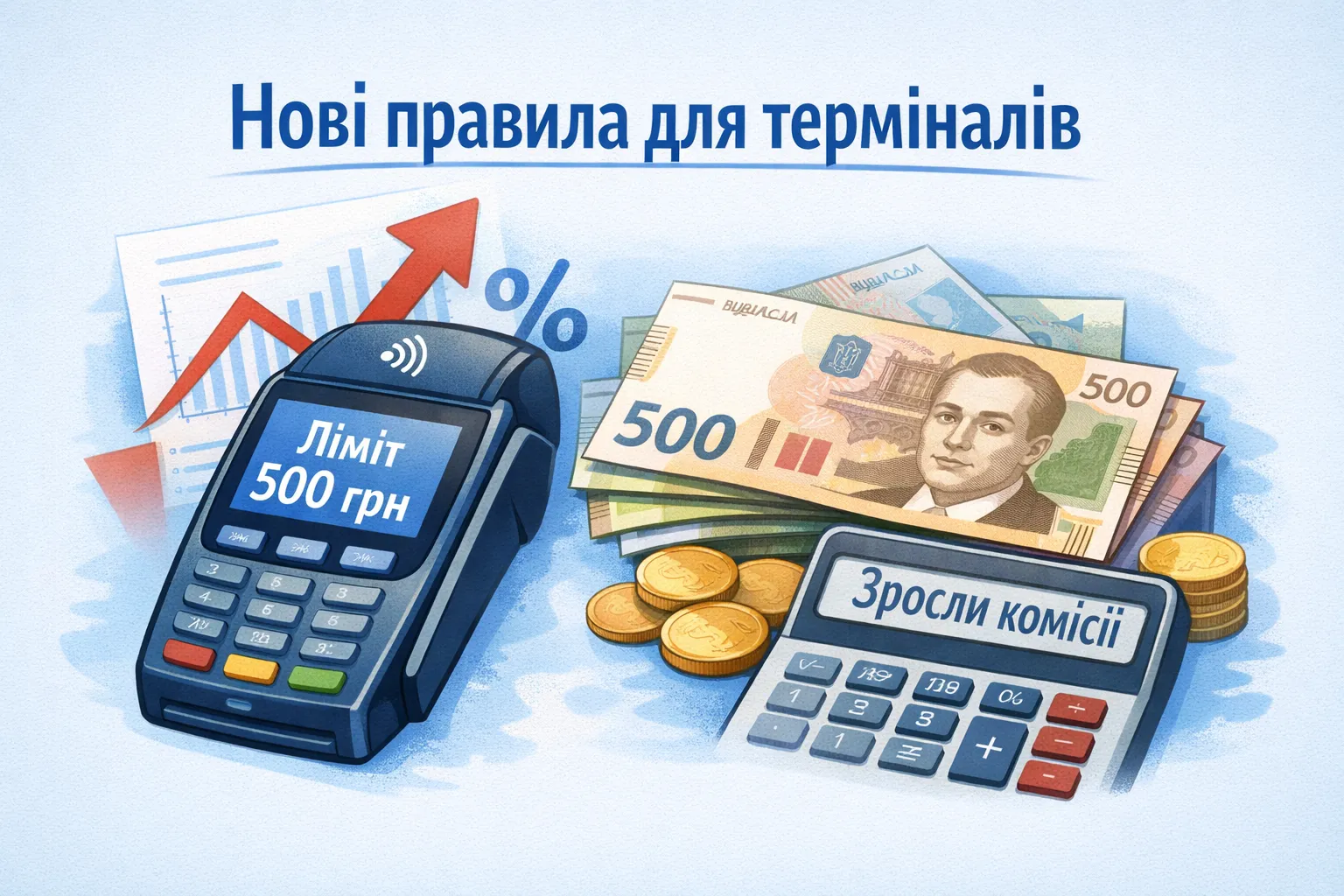 Нові правила для терміналів: як насправді працює ліміт у 500 грн та чому зросла комісія