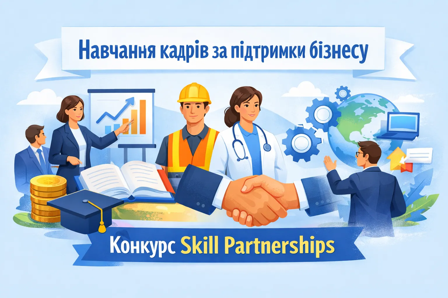 Компаніям профінансують навчання кадрів: стартує конкурс Skill Partnerships