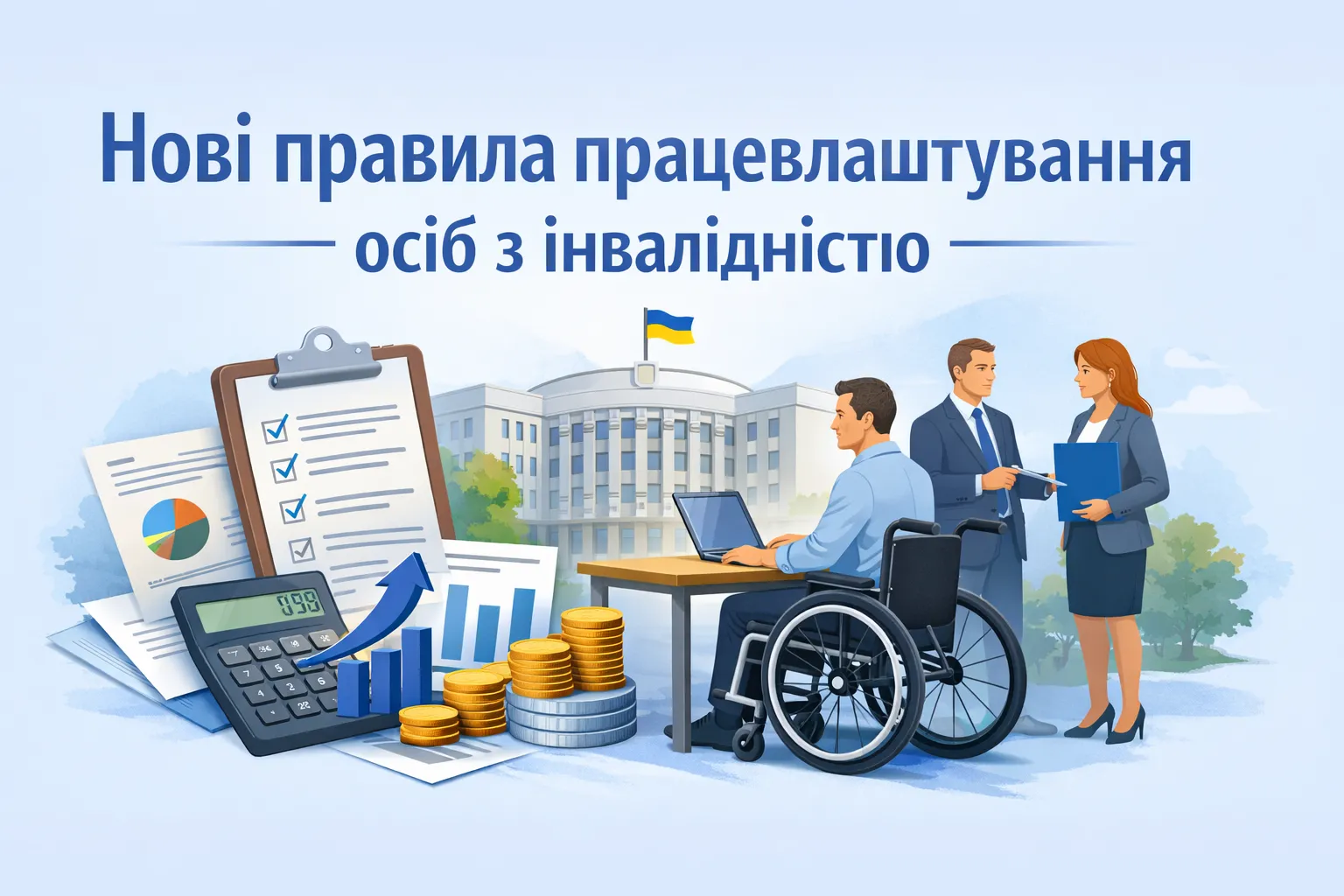 Норматив працевлаштування осіб з інвалідністю: Кабмін змінив правила розрахунку