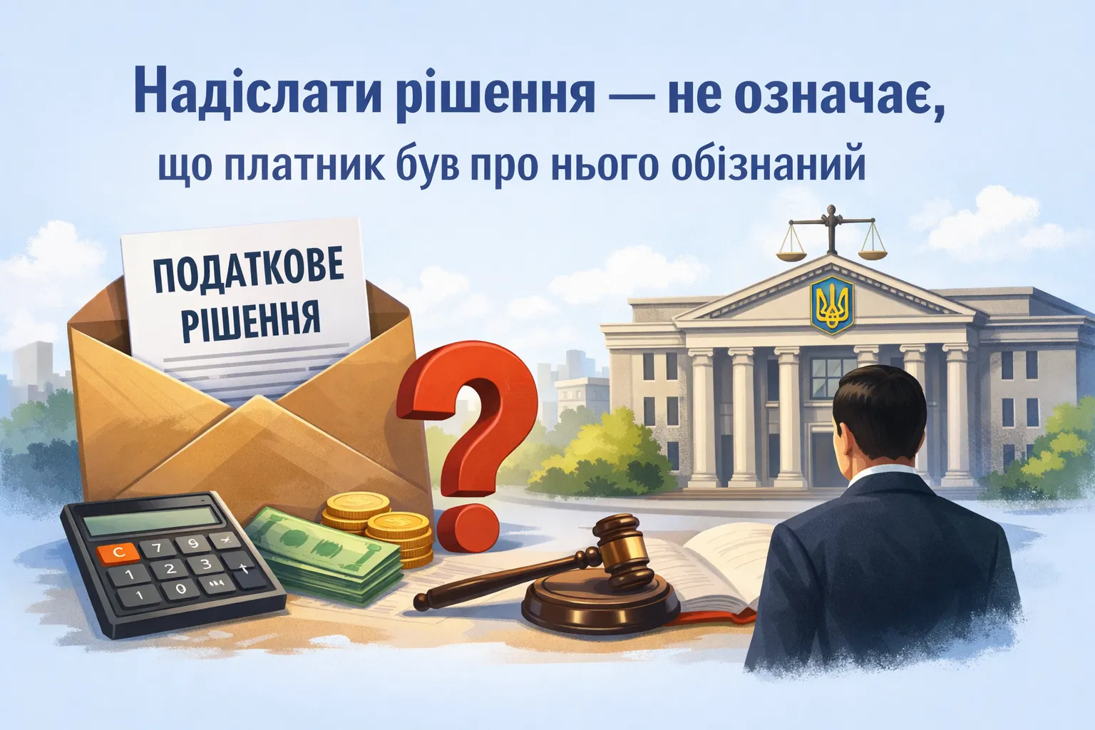 Сам факт надсилання податкового рішення не доводить, що платник про нього знав – ВС