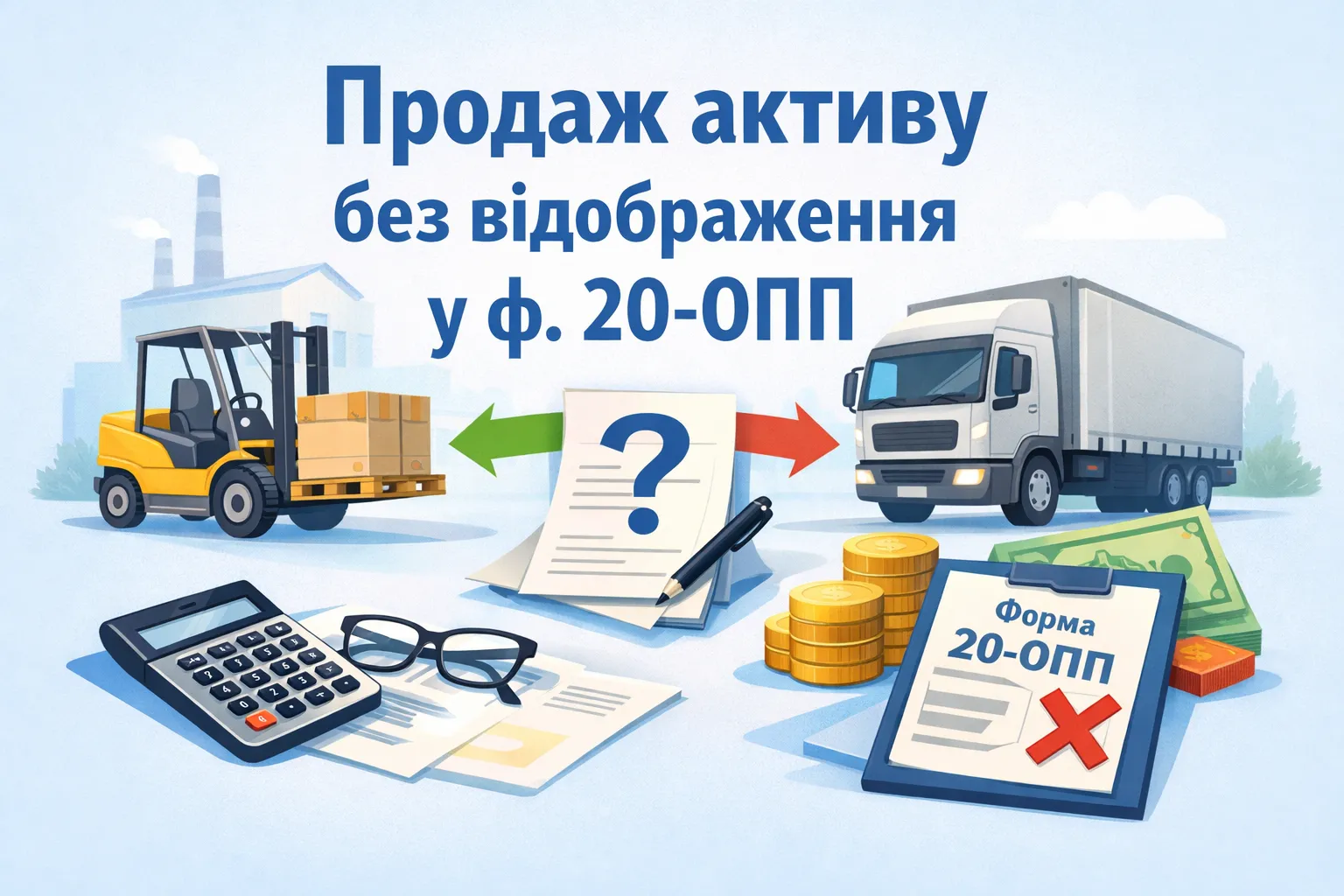 Продаж основного засобу, не відображеного у ф. № 20-ОПП: чи потрібно подавати повідомлення? Продаж основного засобу, не відображеного у ф. № 20-ОПП: чи потрібно подавати повідомлення?