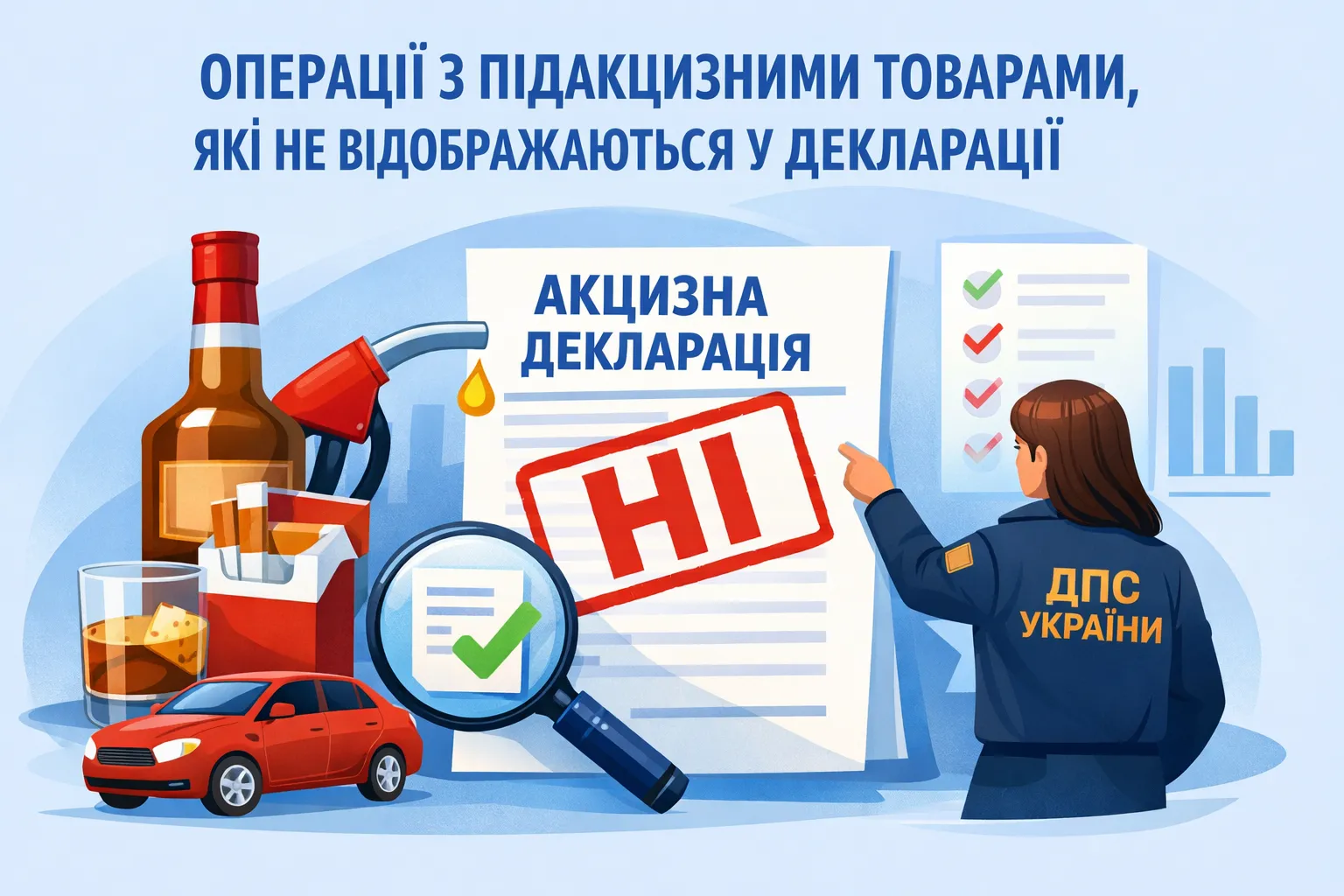 ГНС объяснила, какие операции с подакцизными товарами не отображаются в декларации