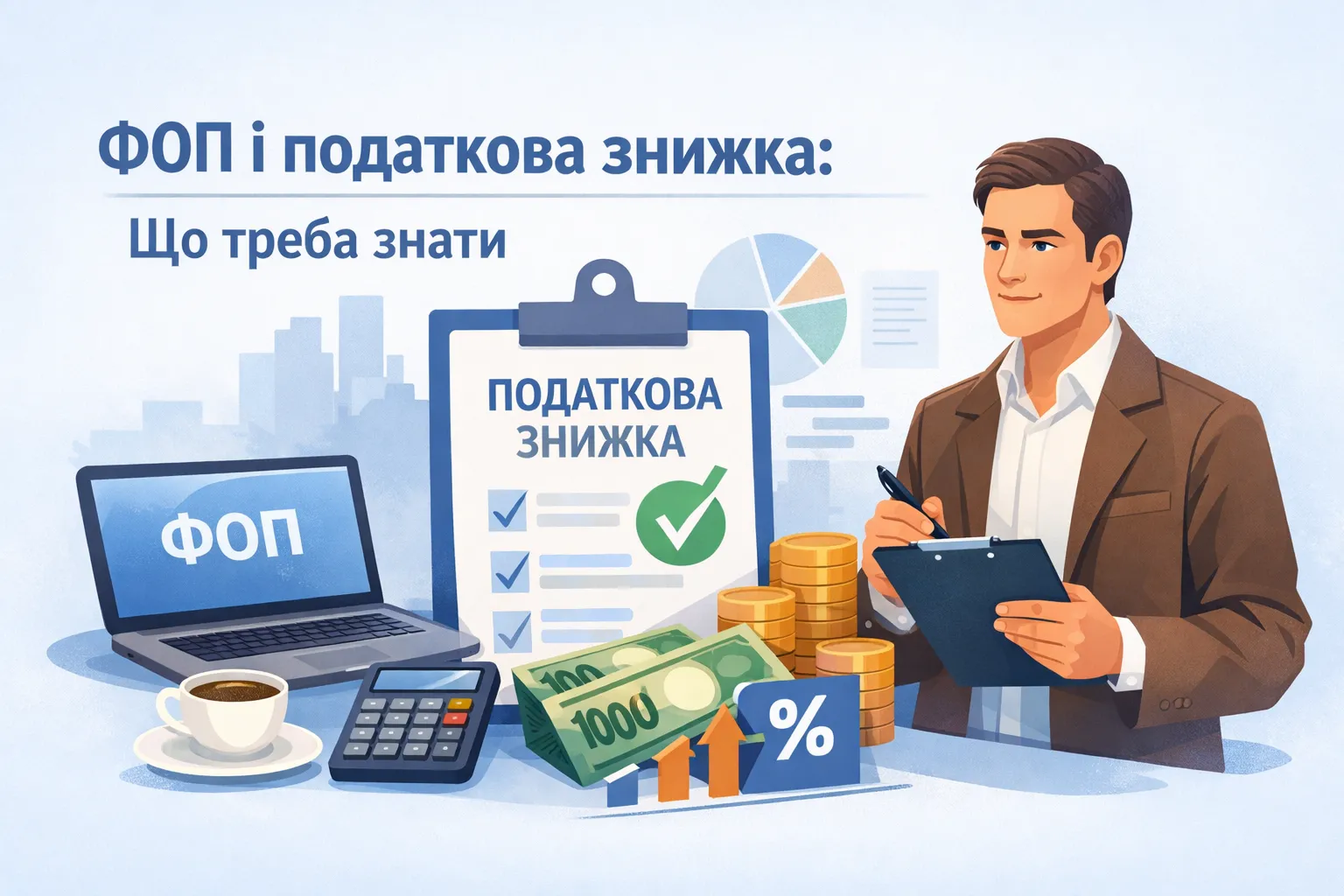 ФОП і податкова знижка: що потрібно знати платникам