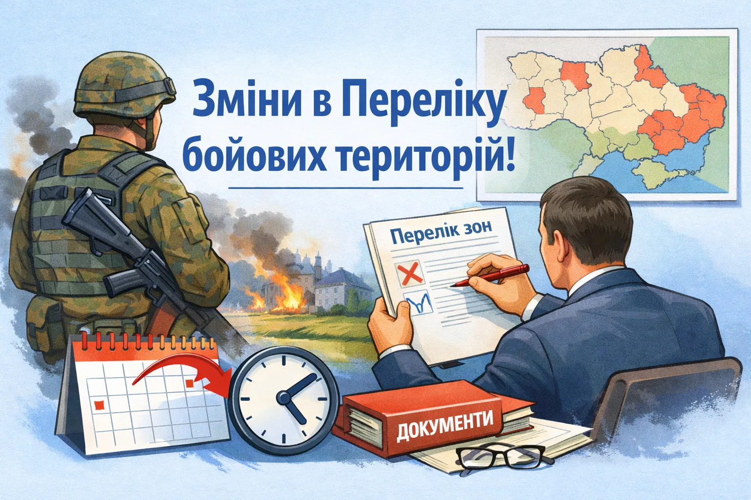 Бойові території повернули заднім числом: знову зміни в Переліку