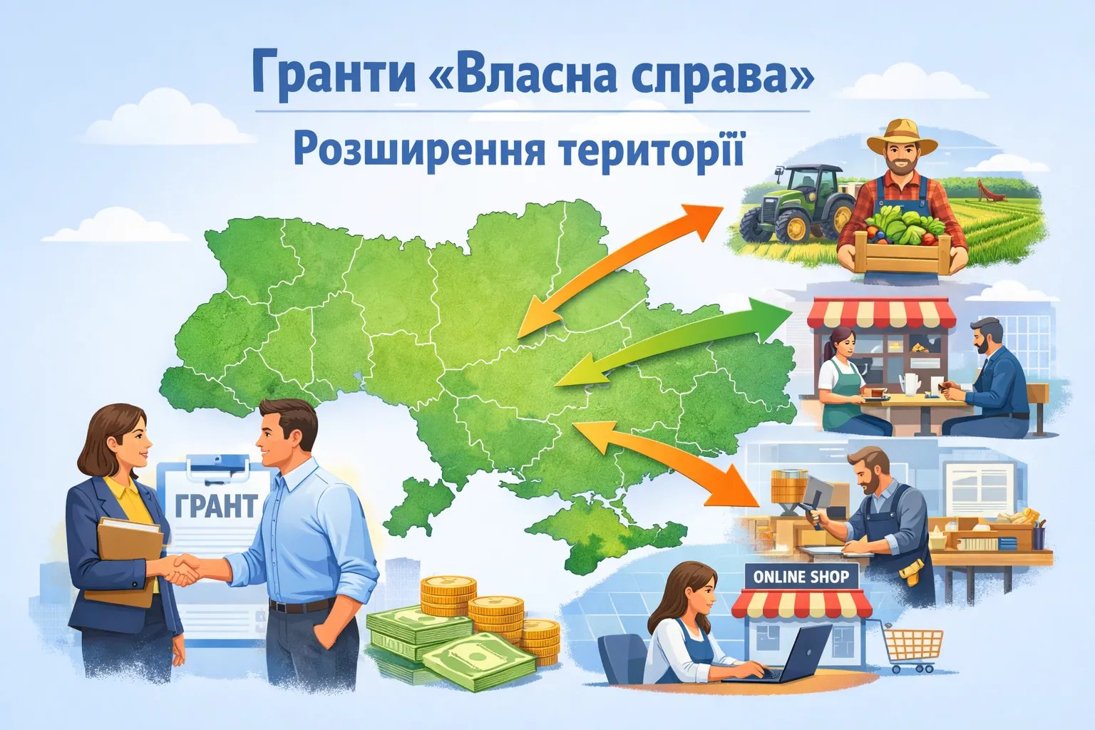Гранти «Власна справа»: територію надання розширено