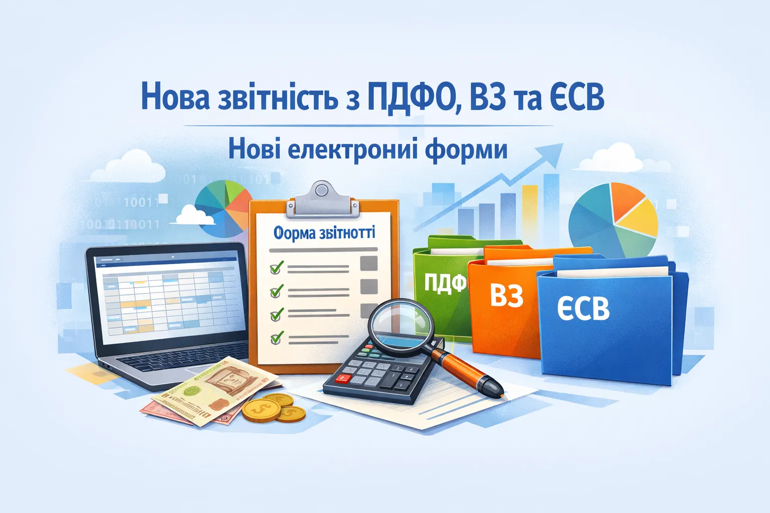 Нова єдина звітність з ПДФО, ВЗ та ЄСВ: ДПС оприлюднила формати електронних документів Нова єдина звітність з ПДФО, ВЗ та ЄСВ: ДПС оприлюднила формати електронних документів