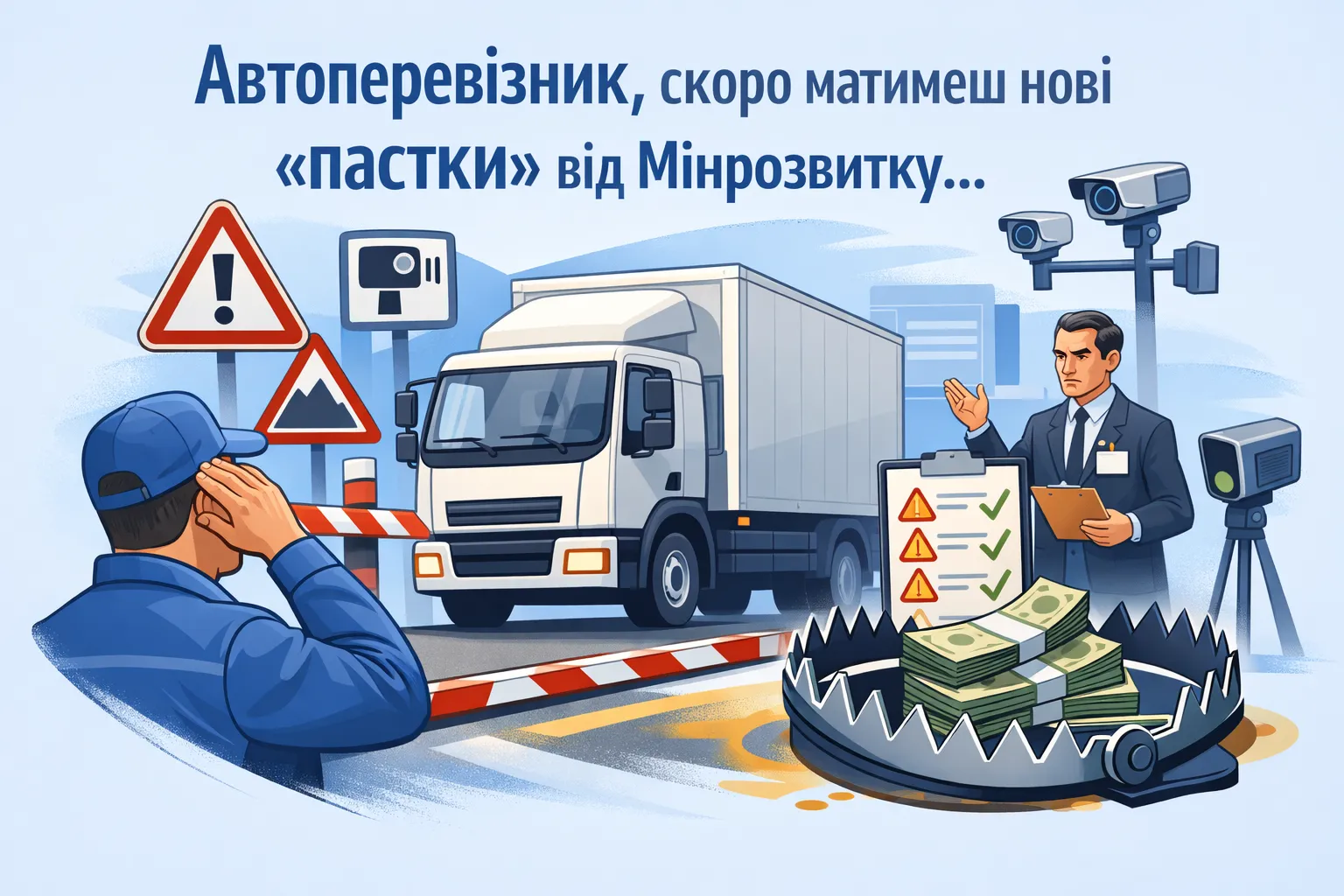 Автоперевозчик, скоро у тебя будут новые «ловушки» от Минразвития…