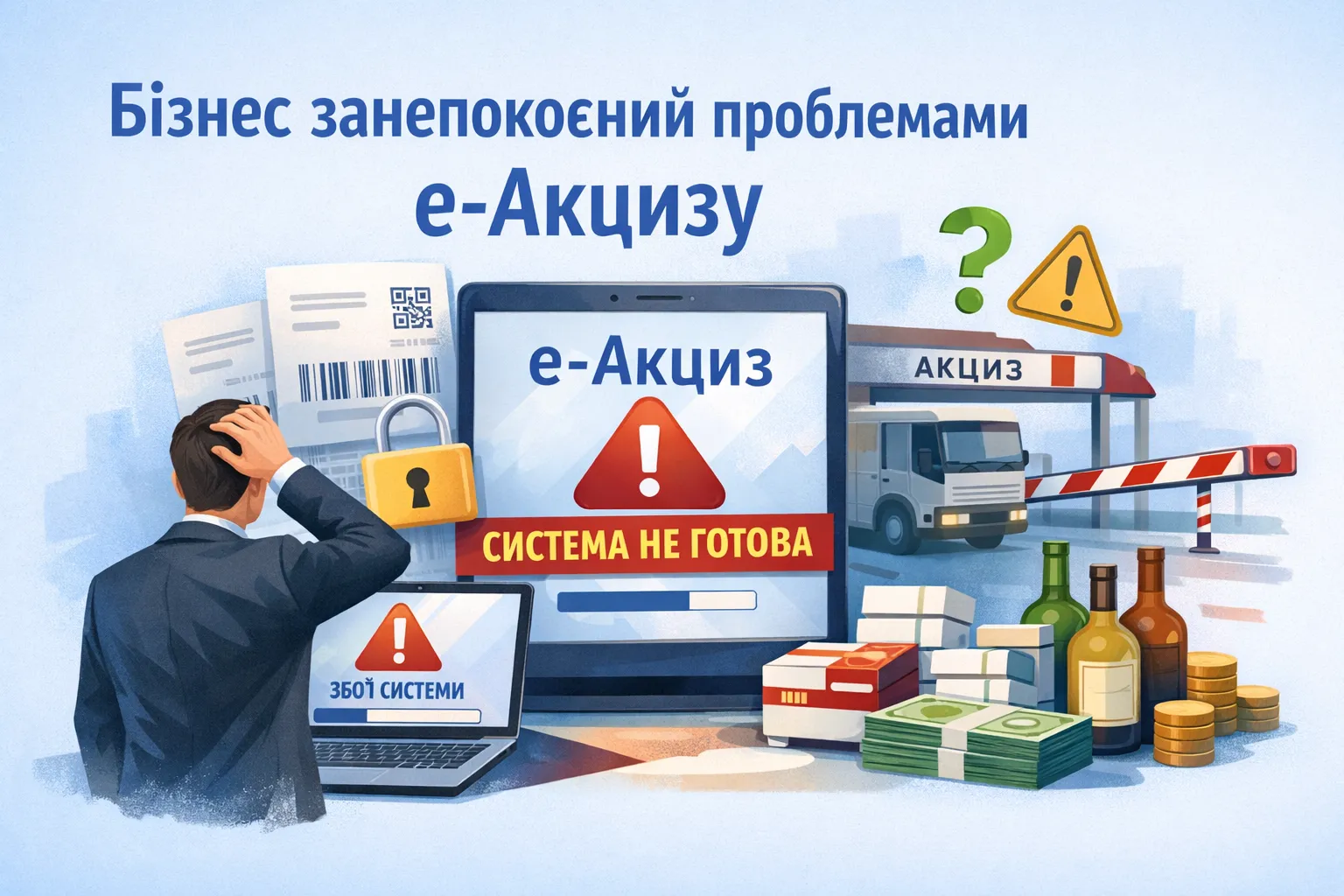 Бізнес звертає увагу на неготовність еАкцизу до повноцінного функціонування