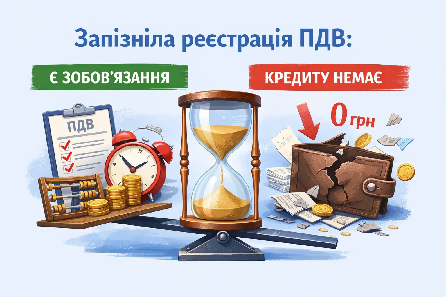 Запізніла реєстрація платником ПДВ: зобов’язання є, кредиту немає