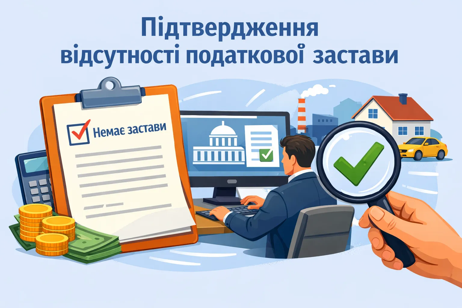 Відсутність податкової застави майна: як отримати підтвердження
